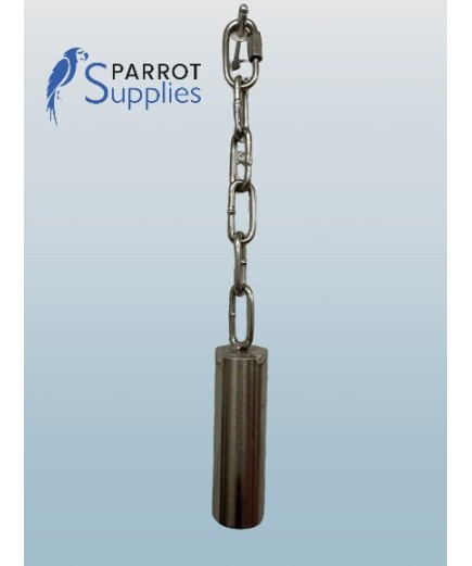 Parrot-Supplies Stainless Steel Bell Parrot Toy Medium